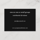 Carte De Visite Dans le rose (Dos)