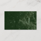 Carte De Visite Dans les arbres - Vert foncé (Dos)