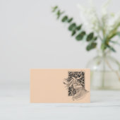 Carte de visite dansante vintage (Debout devant)