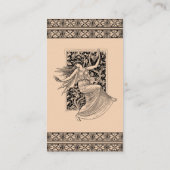 Carte de visite dansante vintage (Dos)