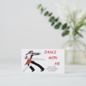 Carte De Visite Danse avec moi (Debout devant)