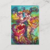 Carte De Visite DANSE CARNAVALE / Balle mascarade vénitienne (Dos)