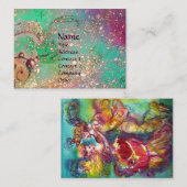 Carte De Visite DANSE CARNAVALE / Balle mascarade vénitienne (Devant / Derrière)