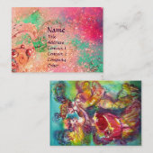 Carte De Visite DANSE CARNAVALE / Balle mascarade vénitienne (Devant / Derrière)