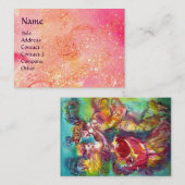 Carte De Visite DANSE CARNAVALE / Mascarade vénitienne Éperons ros (Devant / Derrière)