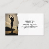 Carte De Visite Danse de ballet (Dos)