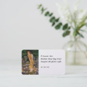 Carte De Visite Danse de fée de minuit (Debout devant)