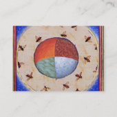 CARTE DE VISITE DANSE DES HONEY BEES AVEC QUATRE ÉLÉMENTS (Dos)