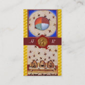 Carte De Visite DANSE DES HONEY BEES, QUATRE ÉLÉMENTS, Sceau de ci (Dos)