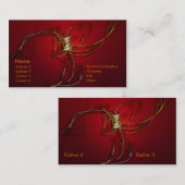 Carte De Visite Danse du feu (Devant / Derrière)