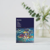 CARTE DE VISITE DANSE ET MUSIQUE DANS LE MONOGRAM DE NUIT (Debout devant)