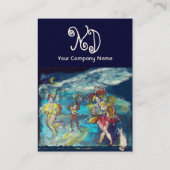 CARTE DE VISITE DANSE ET MUSIQUE DANS LE MONOGRAM DE NUIT (Dos)