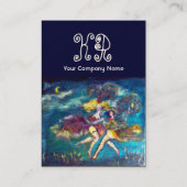 CARTE DE VISITE DANSE ET MUSIQUE DANS LE MONOGRAM DE NUIT (Dos)