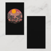 Carte De Visite Danser Skeleton Aloha Femmes Hawaii (Devant / Derrière)