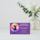 Carte De Visite Danseur avec Rainbow Light Dance Studio (Debout devant)