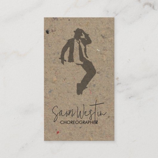 Carte De Visite Danseur Chorégraphe (Devant)