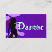 Carte De Visite Danseur dans le pourpre (Dos)