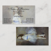 Carte De Visite Danseur de ballet par Pierre Auguste Renoir (Devant / Derrière)