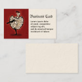 Carte De Visite Danseur de cancan (Devant / Derrière)