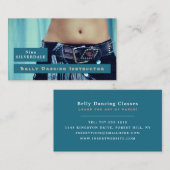 Carte De Visite Danseur du ventre, instructeur de danse (Devant / Derrière)