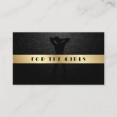 Carte De Visite Danseur Exotique Privé Masculin (Devant)