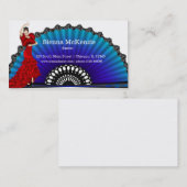 Carte De Visite Danseur flamenco (Devant / Derrière)