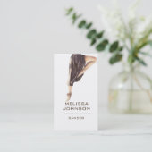 Carte De Visite Danseur personnalisé Panier d'affaires moderne (Debout devant)