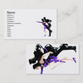 Carte De Visite Danseurs (Devant / Derrière)