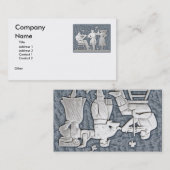 Carte De Visite Danseurs (Devant / Derrière)