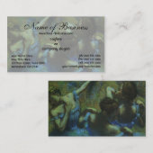 Carte De Visite Danseurs bleus par Edgar Degas (Devant / Derrière)