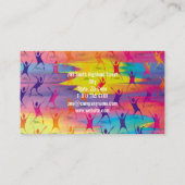 Carte De Visite Danseurs et fitness (Dos)