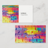 Carte De Visite Danseurs et fitness (Devant / Derrière)