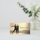 Carte De Visite Danseurs sur scène, Instructeur de danse, Danseur (Debout devant)