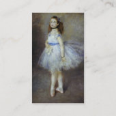 Carte De Visite Danseuse de ballet par Pierre Auguste Renoir (Dos)