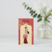 Carte De Visite Danseuse du ventre Arche marocaine (Debout devant)