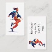 Carte De Visite Danseuse Hip Hop Thunder_Cove (Devant / Derrière)