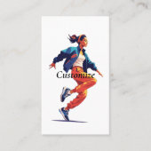 Carte De Visite Danseuse Hip Hop Thunder_Cove (Devant)