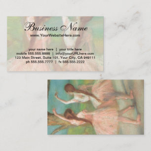 Carte De Visite Danseuses roses par Edgar Degas