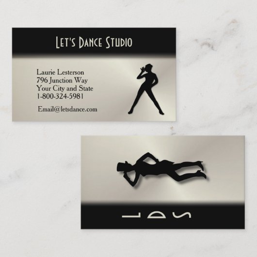 Carte De Visite Dansons (Devant / Derrière)