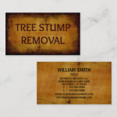 Carte de visite d'antiquité de suppression de souc (Devant / Derrière)