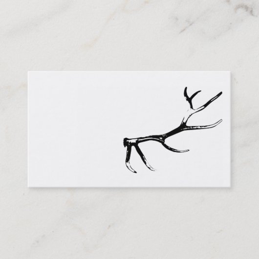 Carte de visite d'Antler d'élans (Devant)