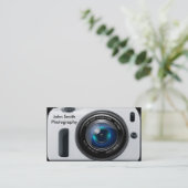 carte de visite d'appareil photo numérique (Debout devant)