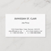 Carte de visite Dapper, Basic & Corporate (Devant)