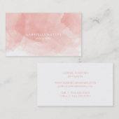 Carte de visite d'aquarelle (Devant / Derrière)