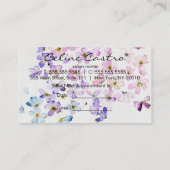 Carte de visite d'aquarelle (Dos)