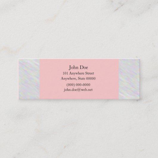 Carte de visite d'aquarelle (Devant)