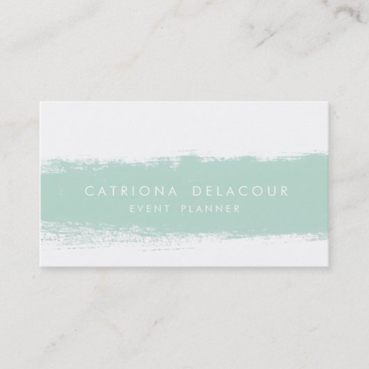 Carte de visite d'aquarelle Abstrait (Devant)