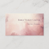 Carte de visite d'aquarelle Abstrait (Devant)