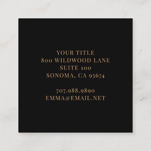 Carte de visite d'aquarelle Abstrait moderne (Dos)