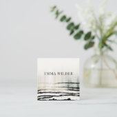 Carte de visite d'aquarelle Abstrait moderne (Debout devant)